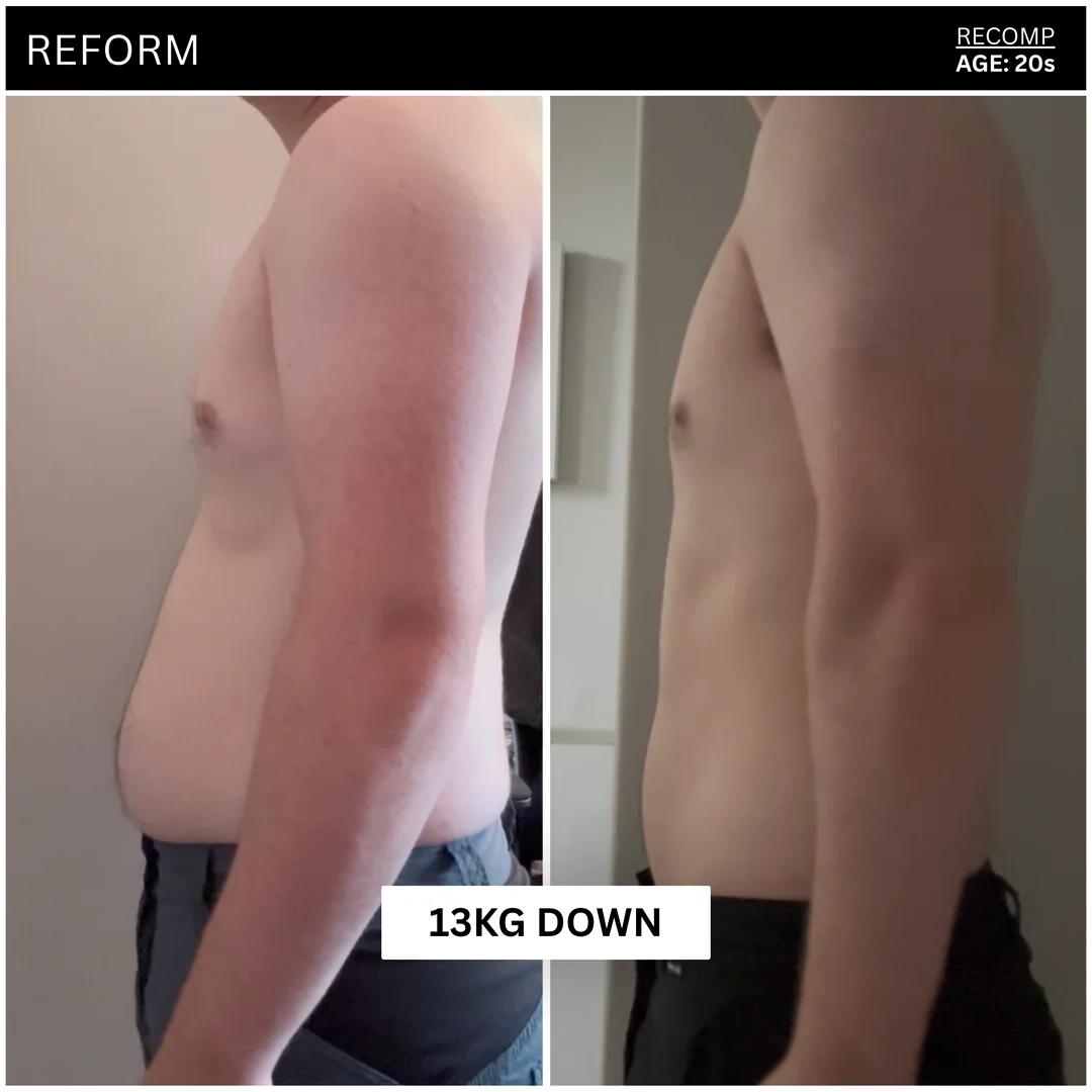 Client body transformation, leaner and more defined.